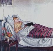 Michael Ancher Sick Girl oil painting reproduction
